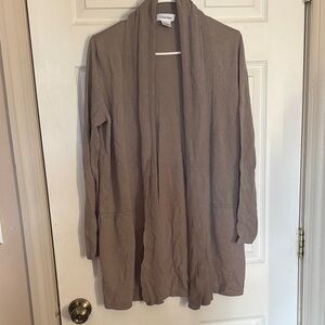 Calvin Klein Women's Cardigan in Taupe